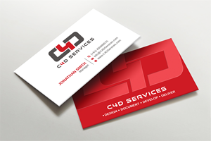 Visitenkarten-Design von Imagine design000 für C4D Services | Design #29416132