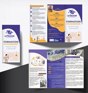 Design de Brochure par creativemood438 pour La Taloche | Design : #29441369