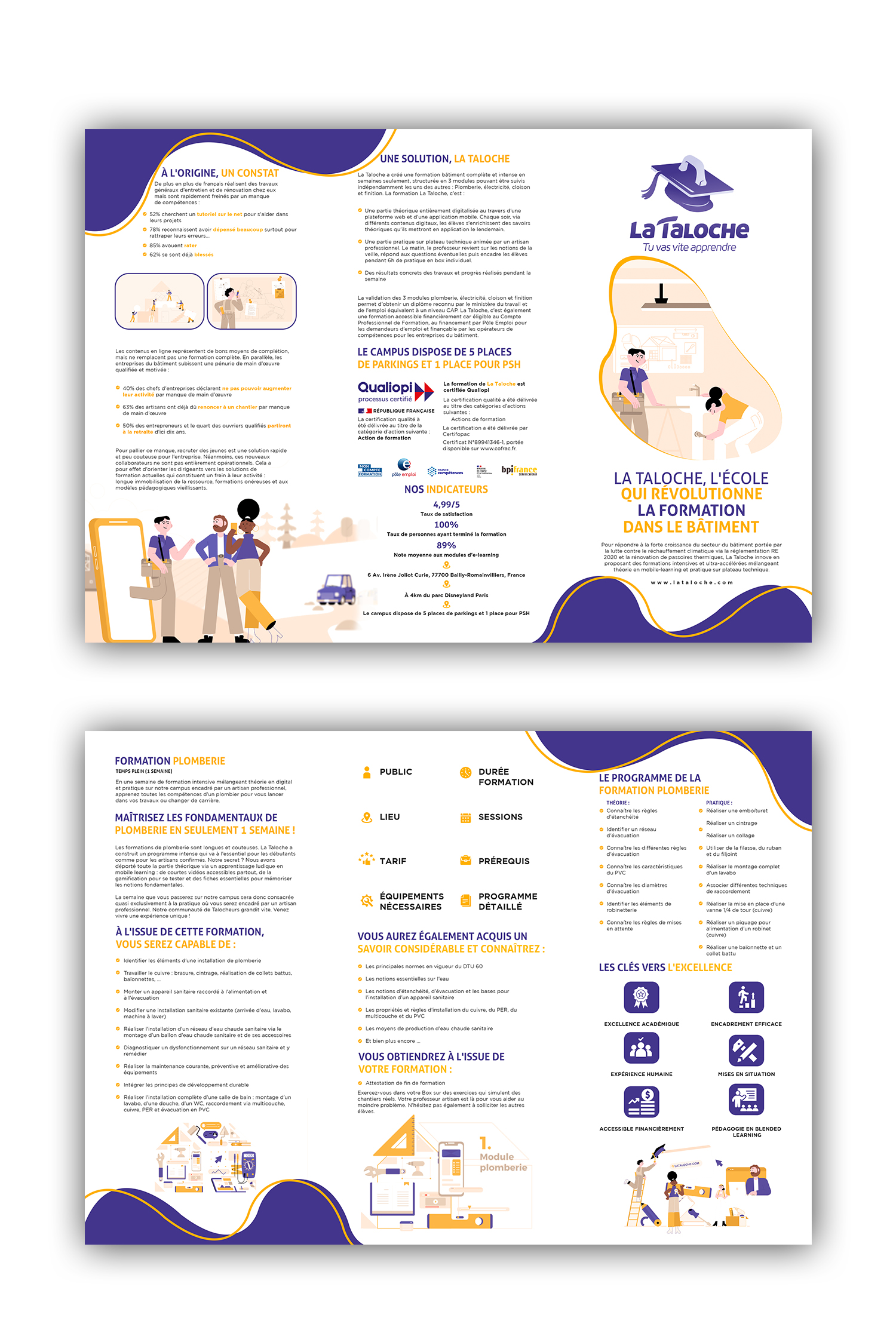 Diseño de Brochure por debdesign para La Taloche | Diseño #29429278