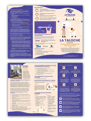 Brochure de présentation  La Taloche | Design de Brochure par debdesign