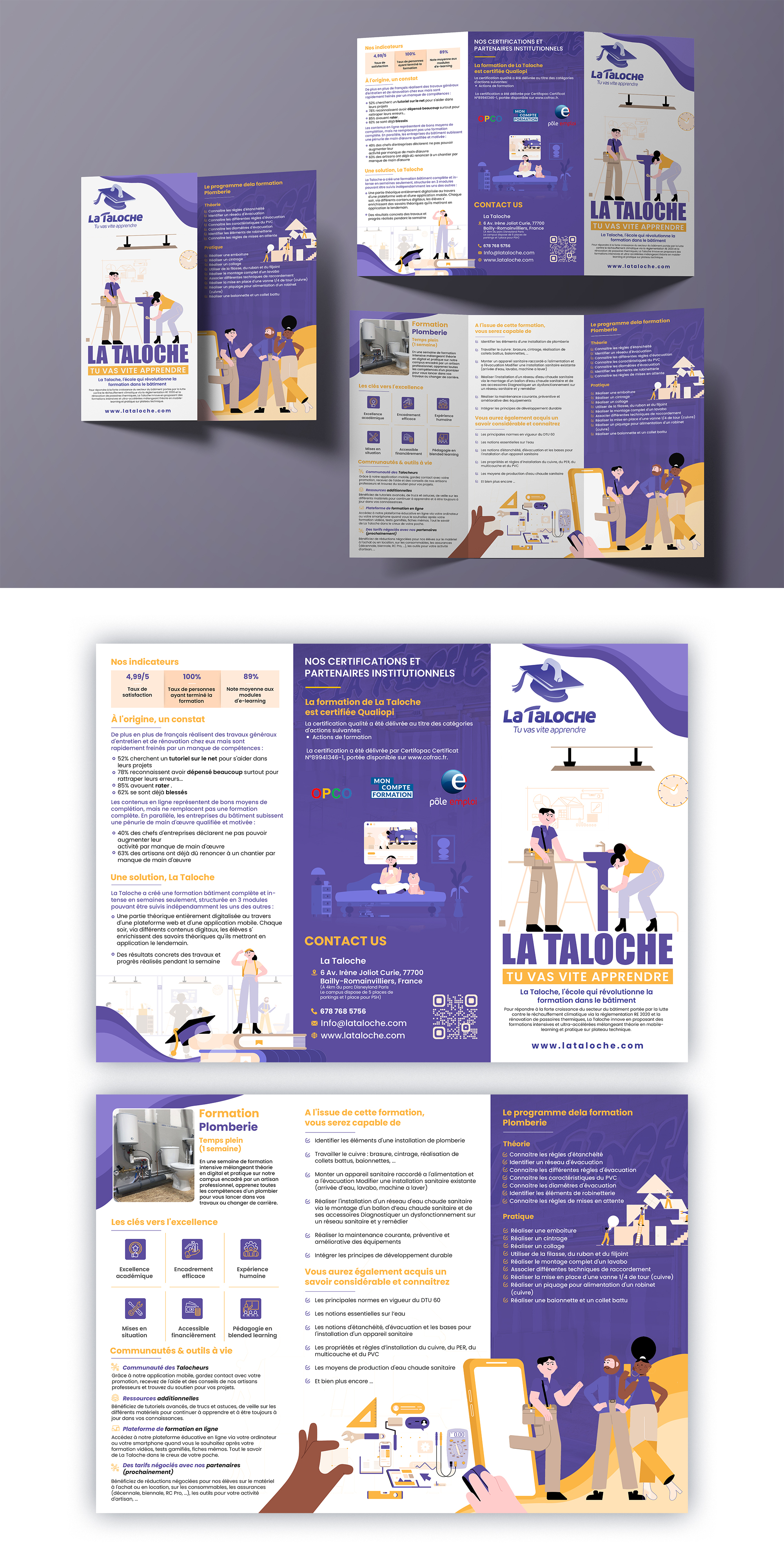 Design de Brochure par ZeneFashions pour La Taloche | Design #29428467