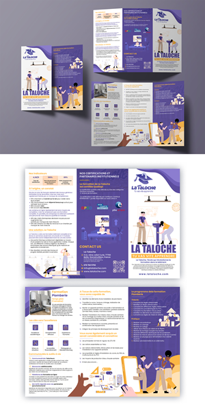 Brochure de présentation  La Taloche | Diseño de Brochure por ZeneFashions
