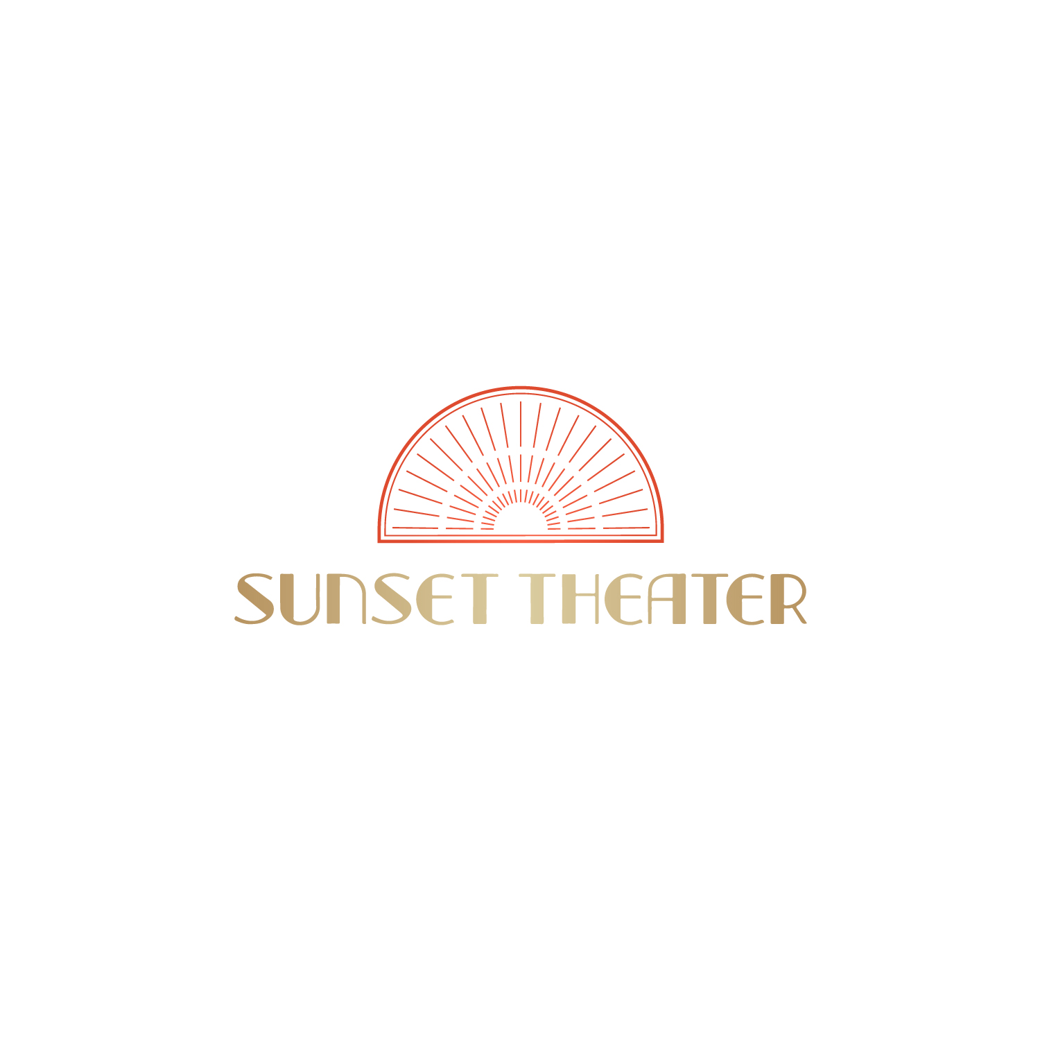 Logo-Design von Nglray für Sunset theater | Design #29431688