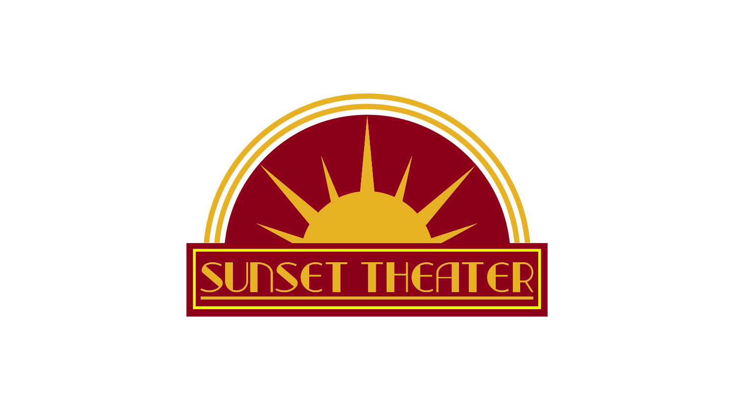Logo-Design von Wally_F für Sunset theater | Design #29430390