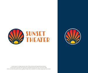 Logo Design by ecorokerz for Sunset theater | Design: #29417151
