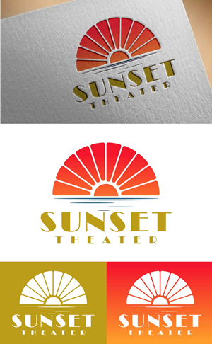 Logo Design by fly  design for Sunset theater | Design: #29432277