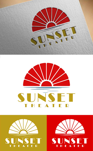 Logo Design by fly  design for Sunset theater | Design: #29432278