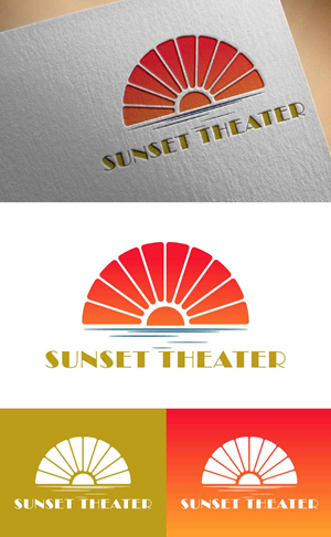 Logo Design by fly  design for Sunset theater | Design: #29440057