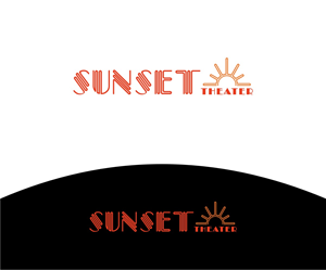 Logo-Design von OrianO-70 für Sunset theater | Design: #29446649