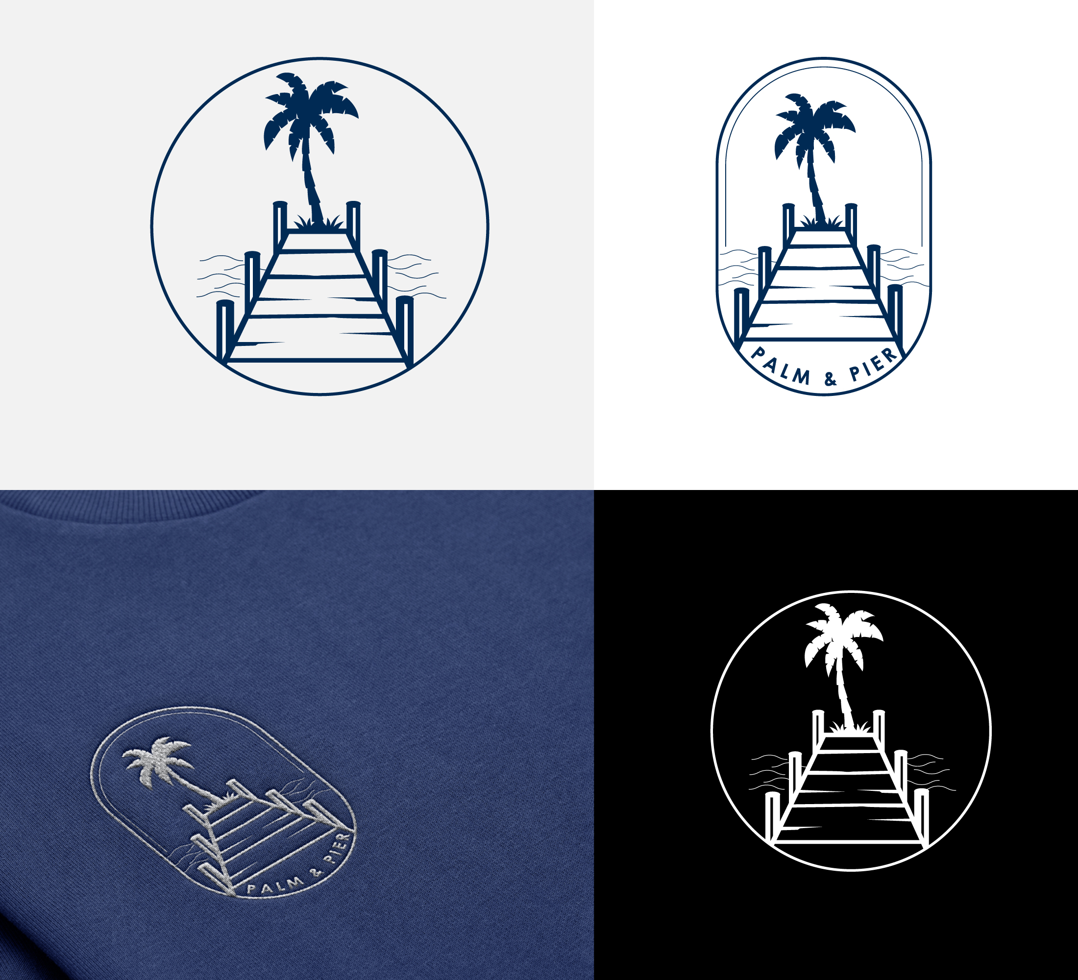 Logo Design by Farhad Kreative for Palm & Pier | Design #29417390