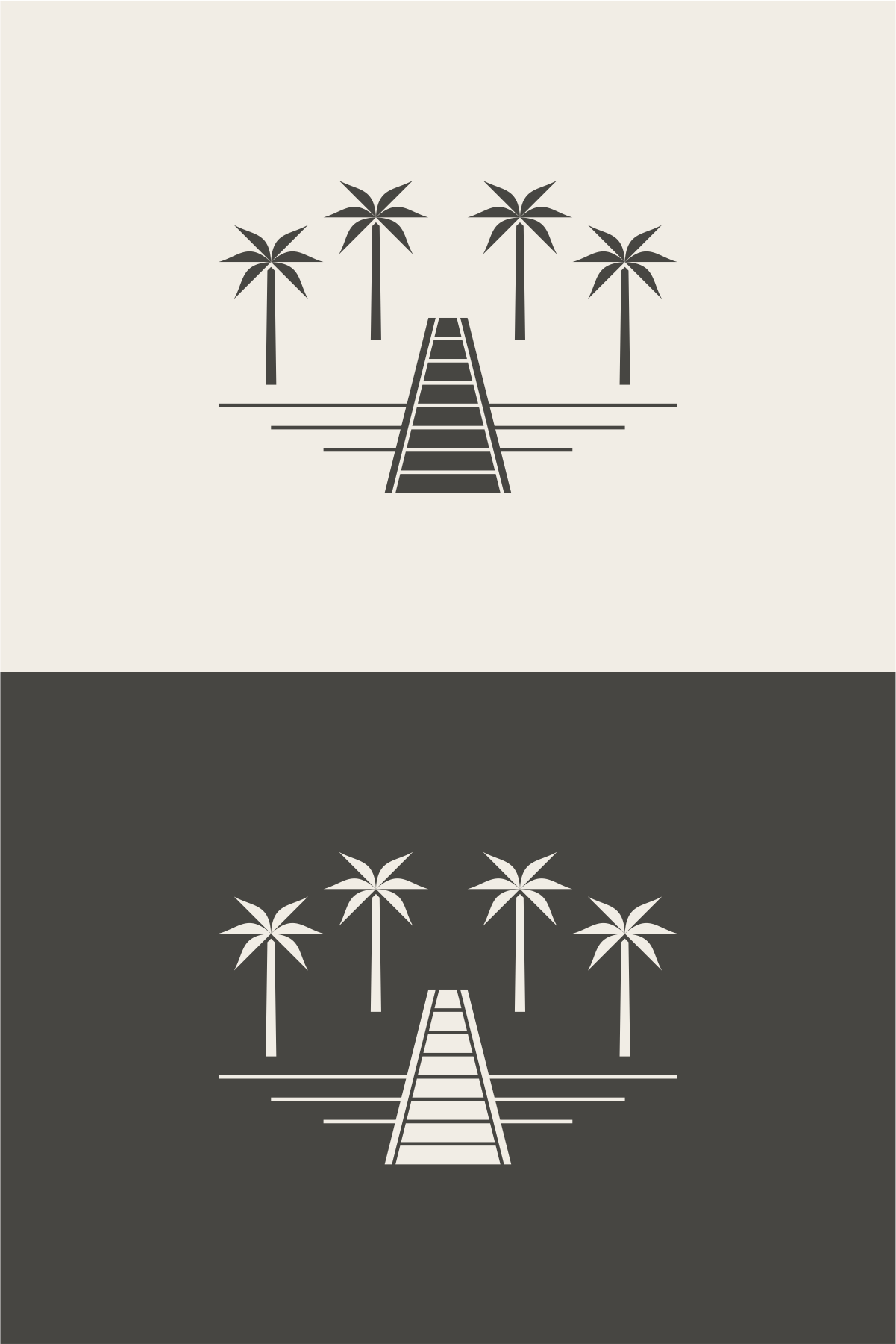 Logo Design by Clego for Palm & Pier | Design #29419730
