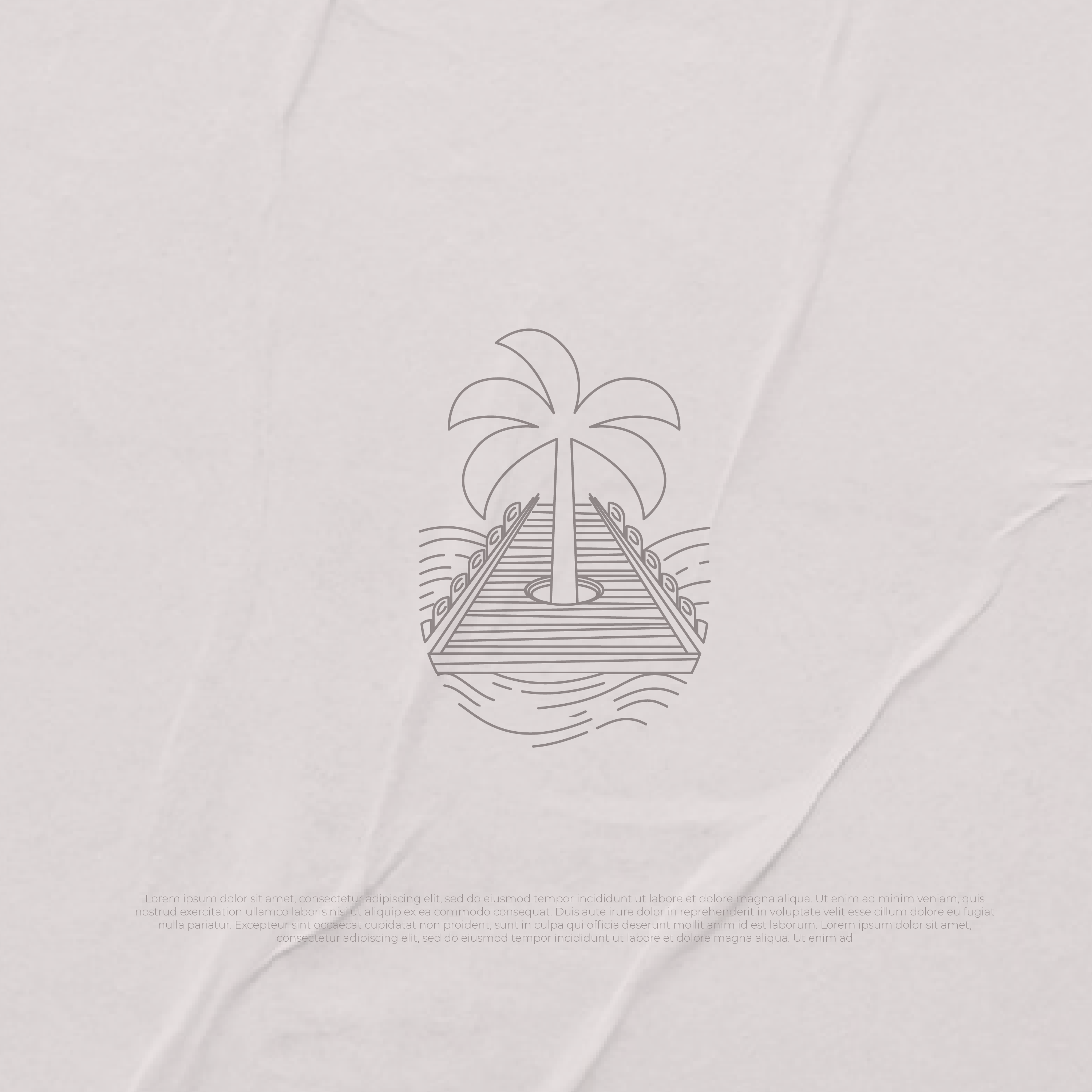 Diseño de Logo por JTdsign para Palm & Pier | Diseño #29418366