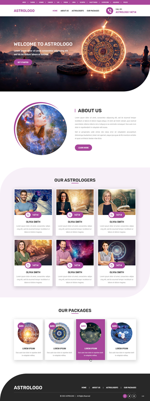 astrologo.gr  Astrology & consulting telephone services | Web-Design von pb