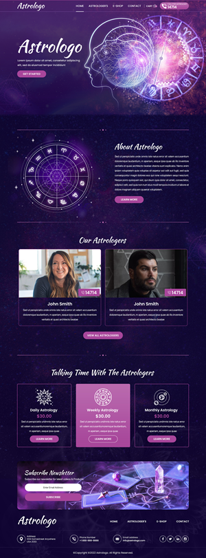 astrologo.gr  Astrology & consulting telephone services | Web-Design von Titan Eagle