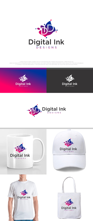 Logo Design by fly  design for Digital Ink Designs | Design: #29422879