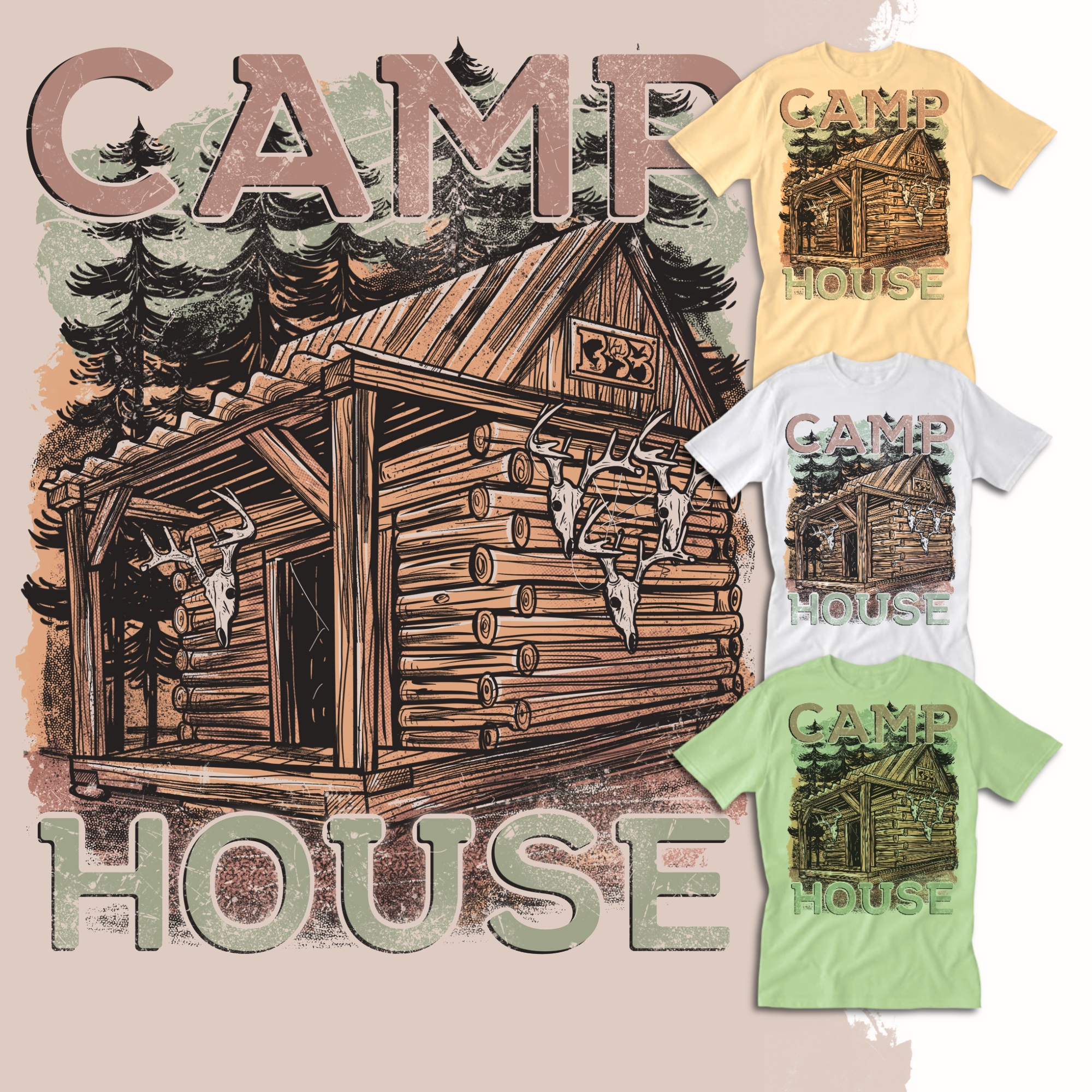 Design de T-shirt par Falih A pour Bass, Bucks, And Birds | Design #29432818