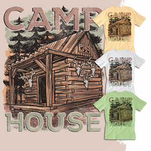 BBB Deer Camp | Diseño de Camiseta por Falih A