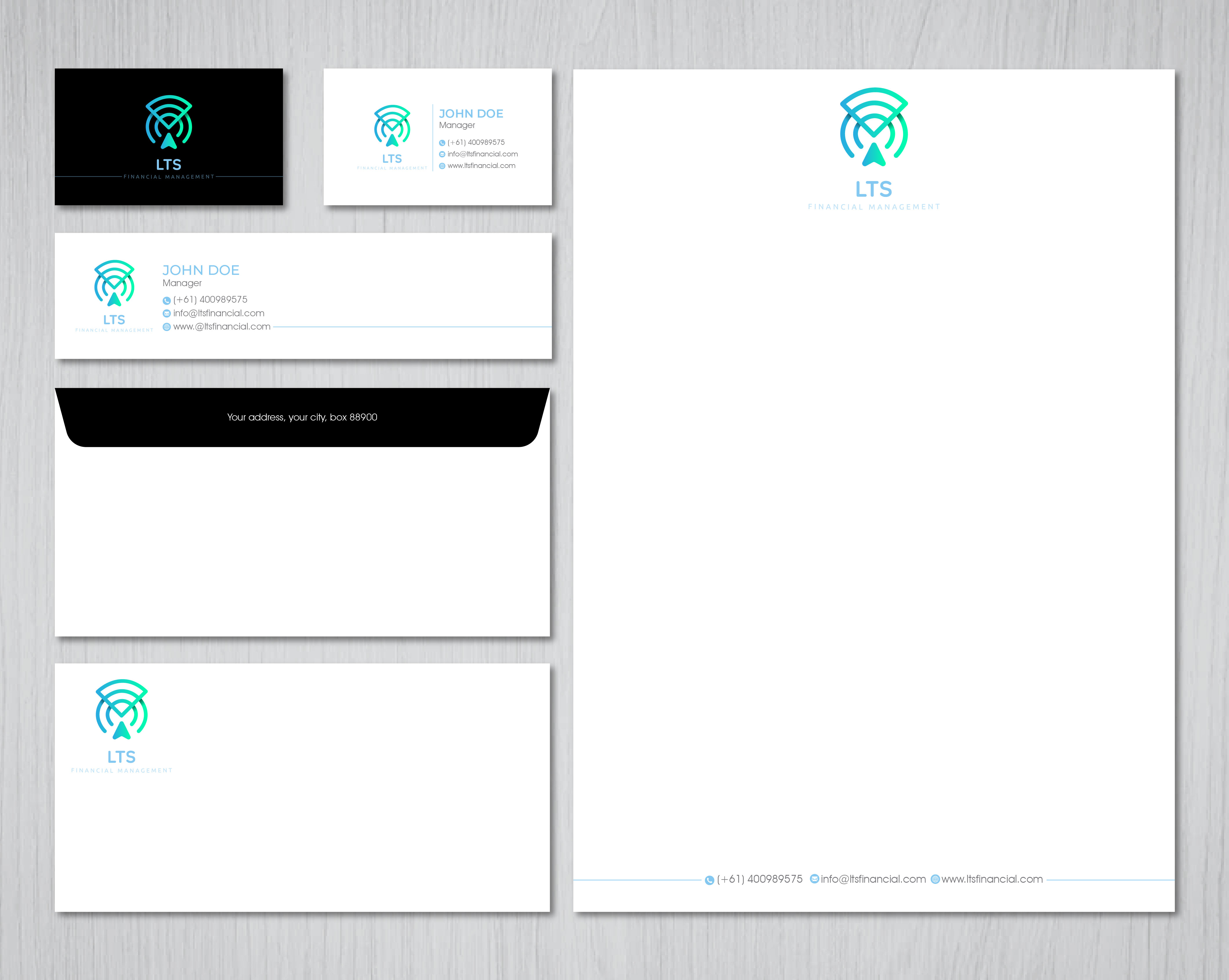 Stationery Design by artbitin for Sentinel Way | Design #29432329