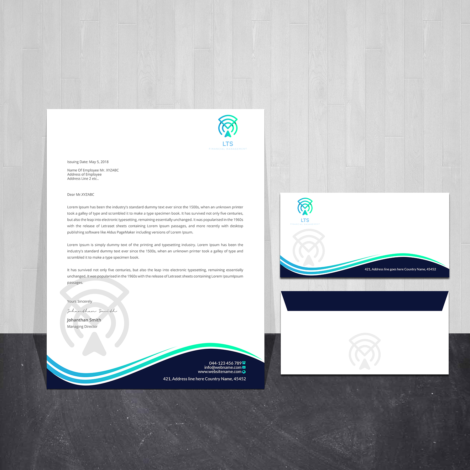 Stationery Design by Creations Box 2015 for Sentinel Way | Design #29432120