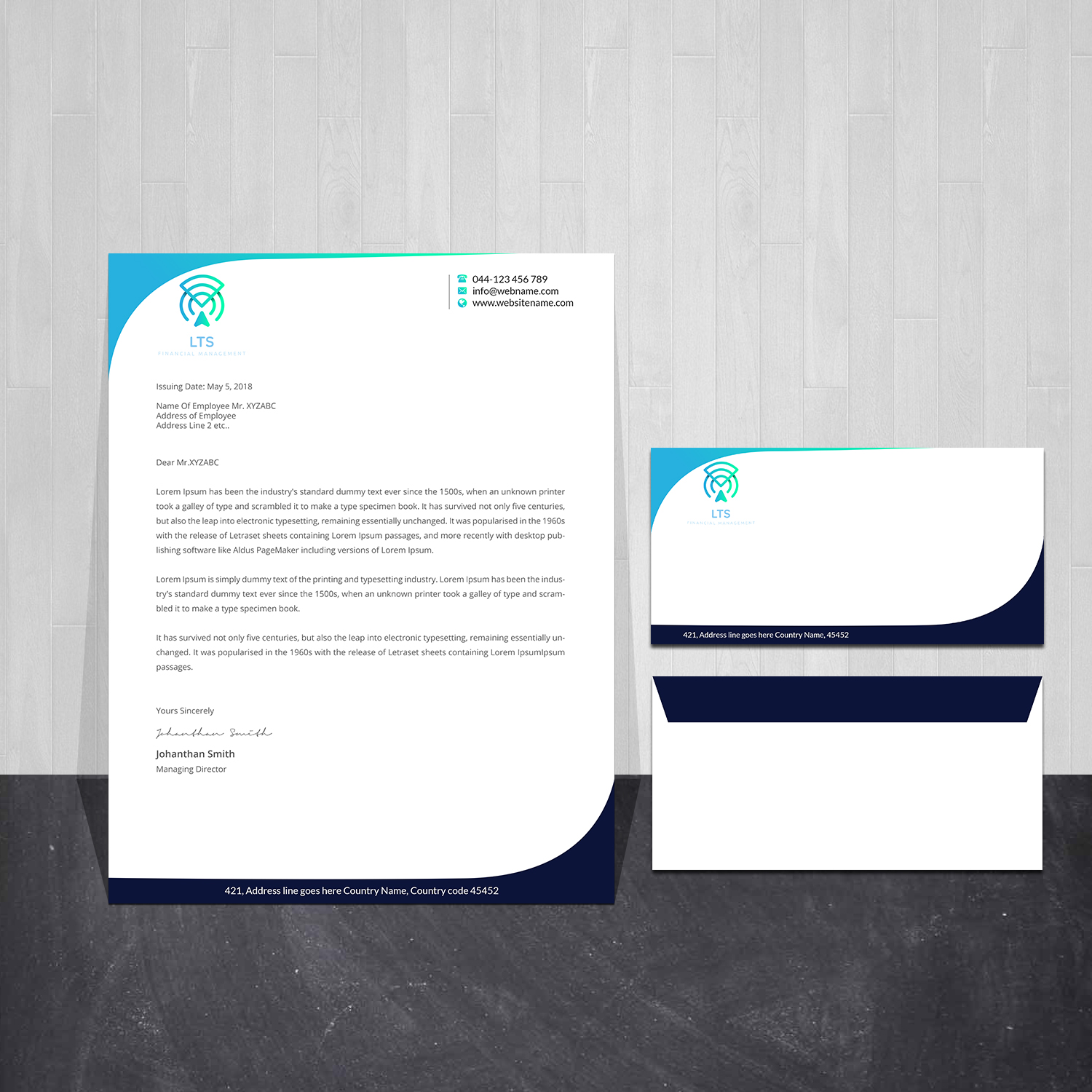 Stationery Design by Creations Box 2015 for Sentinel Way | Design #29432121