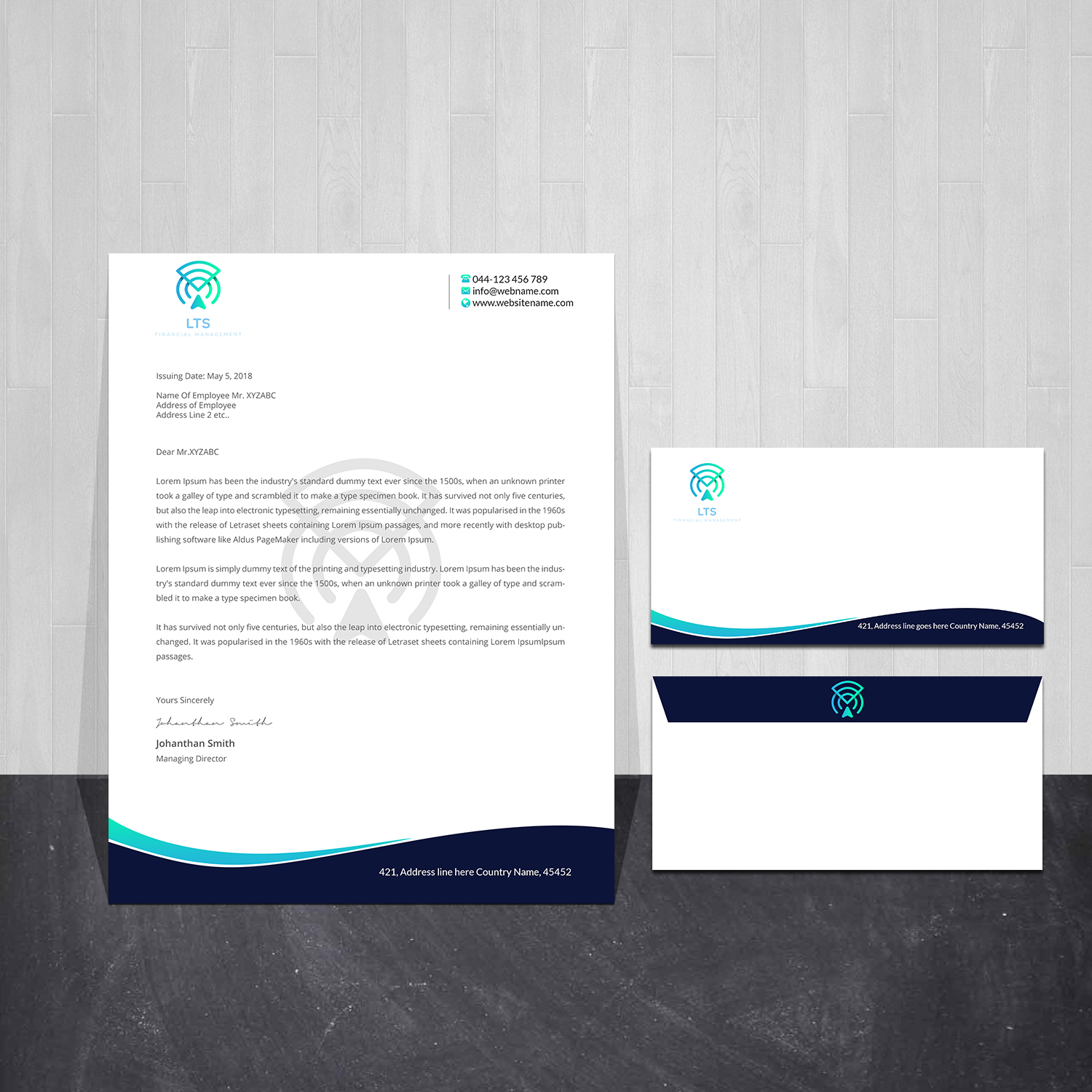 Stationery Design by Creations Box 2015 for Sentinel Way | Design #29432122