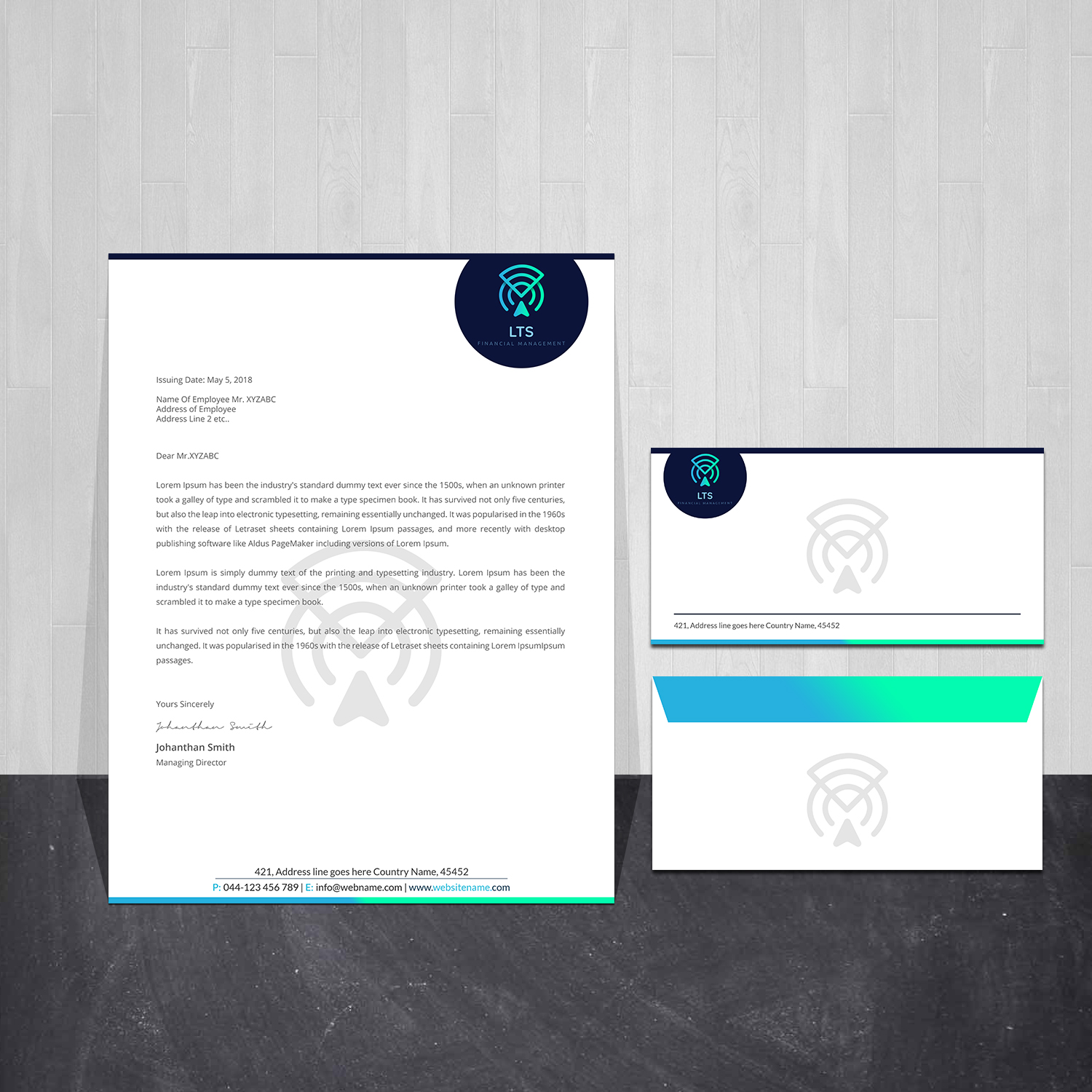 Stationery Design by Creations Box 2015 for Sentinel Way | Design #29432123