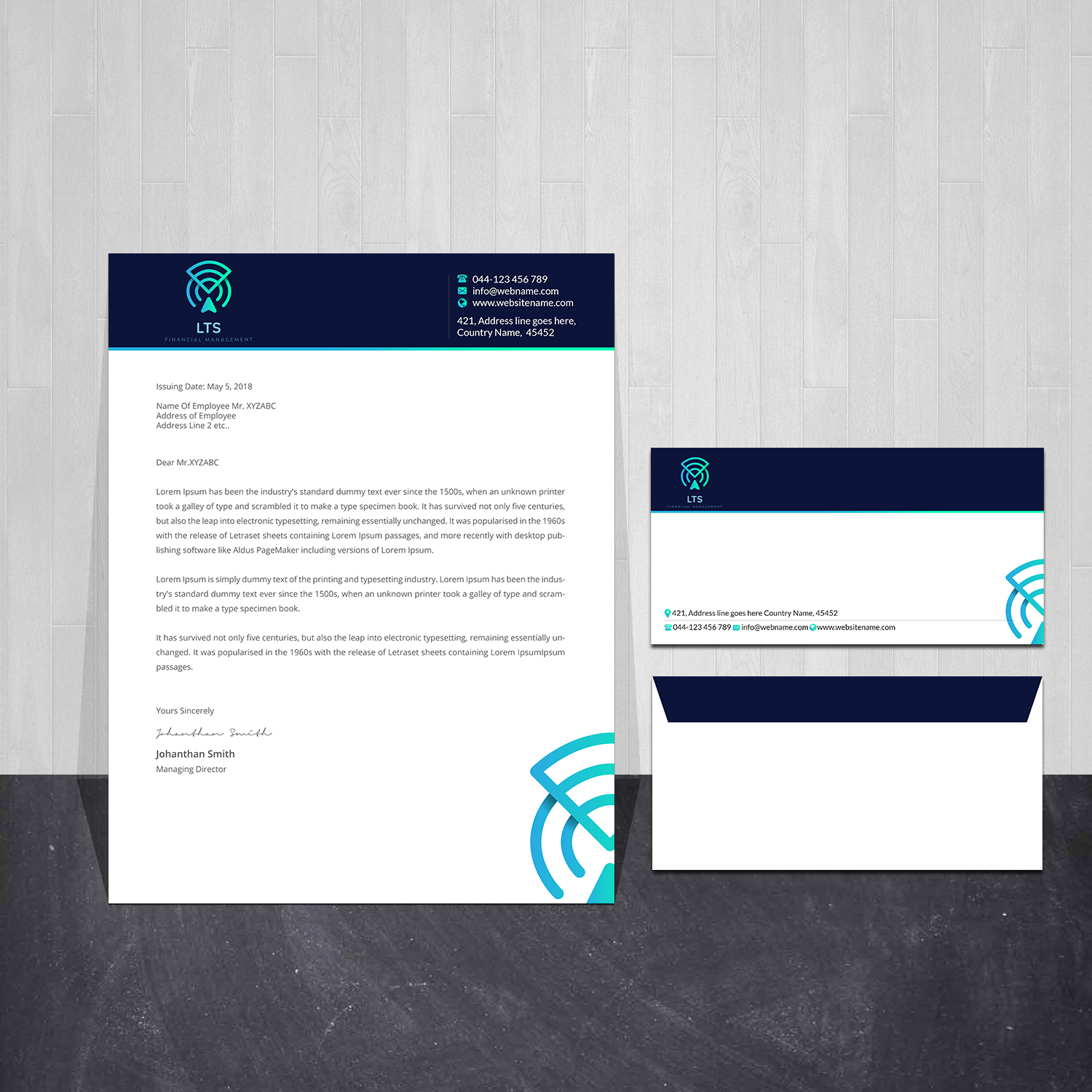 Stationery Design by Creations Box 2015 for Sentinel Way | Design #29432125