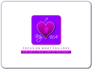 Logo Design by UsBeingUs.com - Debs for I Heart My VA | Design: #67140