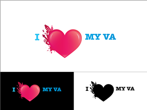 Logo Design by ebj design for I Heart My VA | Design: #67635