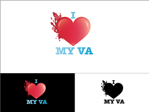 Logo Design by ebj design for I Heart My VA | Design: #67639