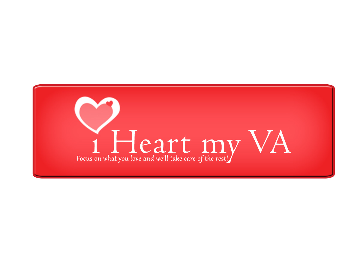 Logo Design by Oh no for I Heart My VA | Design #68995
