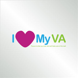 Logo Design by Fanol Ademi for I Heart My VA | Design #67012