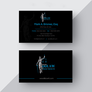 Business Card Design by X-DNA for Brionez + Brionez, P.A. | Design: #29429412