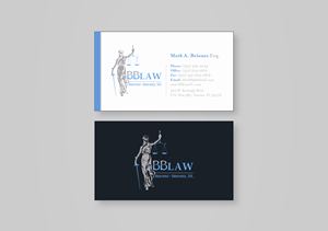 Business Card Design by MarkoE for Brionez + Brionez, P.A. | Design: #29434866