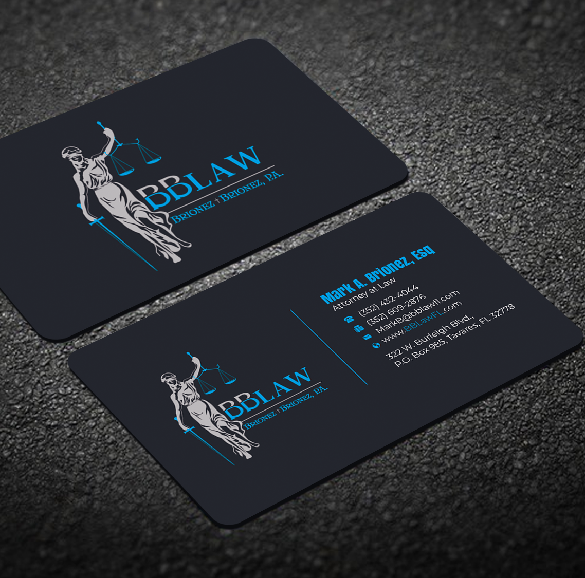 Business Card Design by Graphixpointt for Brionez + Brionez, P.A. | Design #29432084