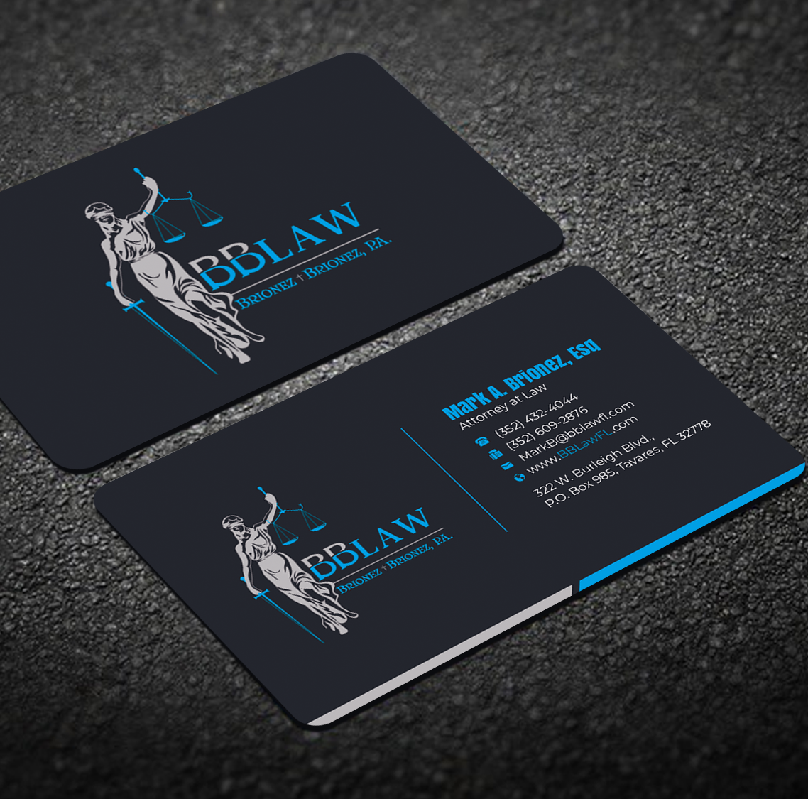 Diseño de Tarjeta de Presentación por Graphixpointt para Brionez + Brionez, P.A. | Diseño #29432087