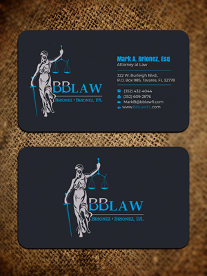 Diseño de Tarjeta de Presentación por Graphixpointt para Brionez + Brionez, P.A. | Diseño: #29432098