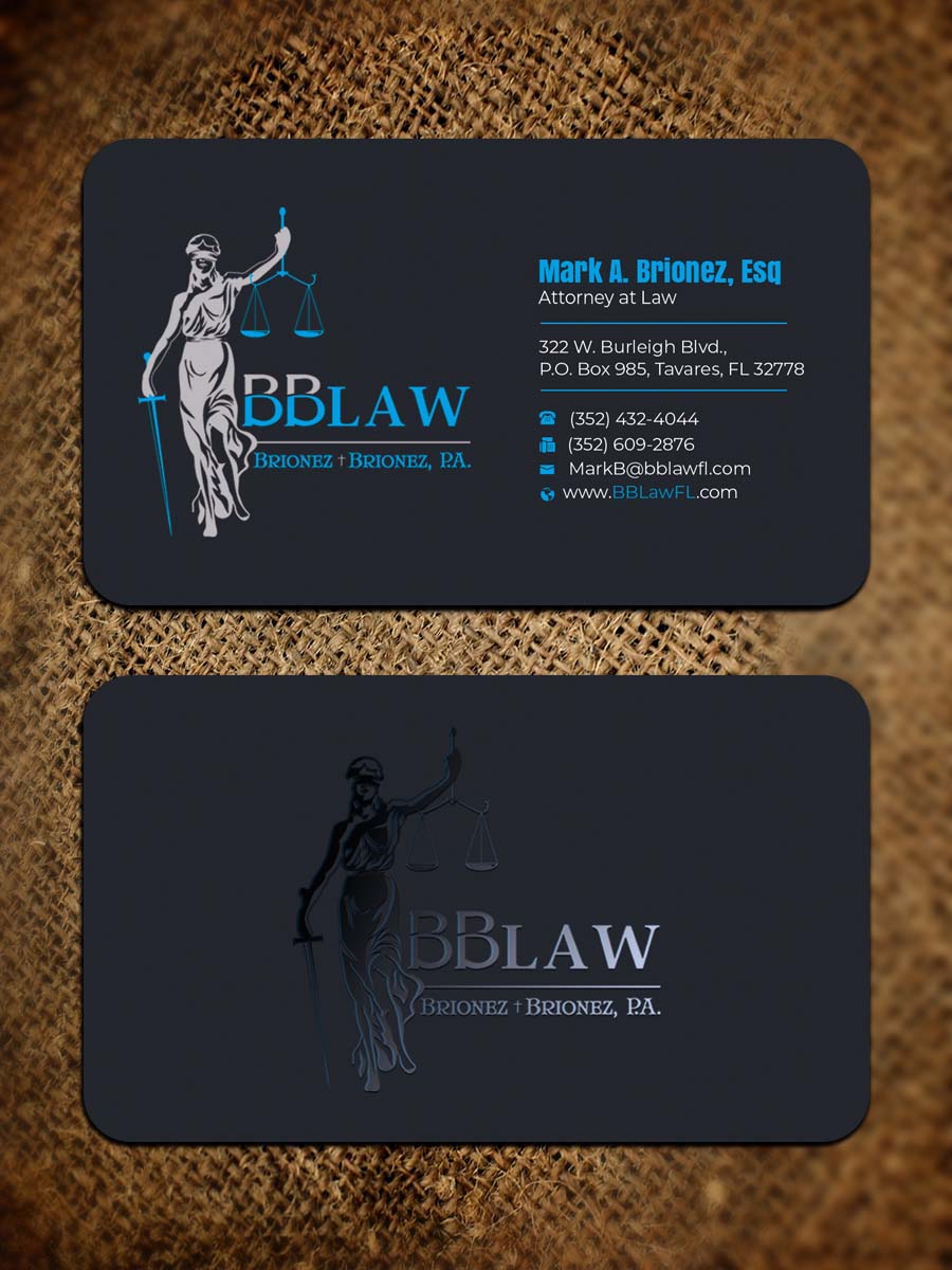 Diseño de Tarjeta de Presentación por Graphixpointt para Brionez + Brionez, P.A. | Diseño #29432099