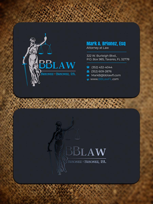 Diseño de Tarjeta de Presentación por Graphixpointt para Brionez + Brionez, P.A. | Diseño: #29432099