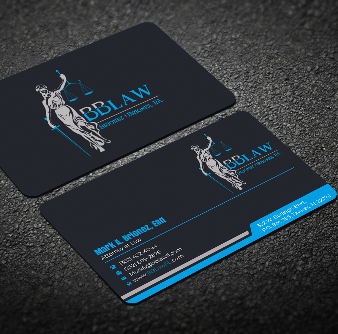 Business Card Design by Graphixpointt for Brionez + Brionez, P.A. | Design #29432101