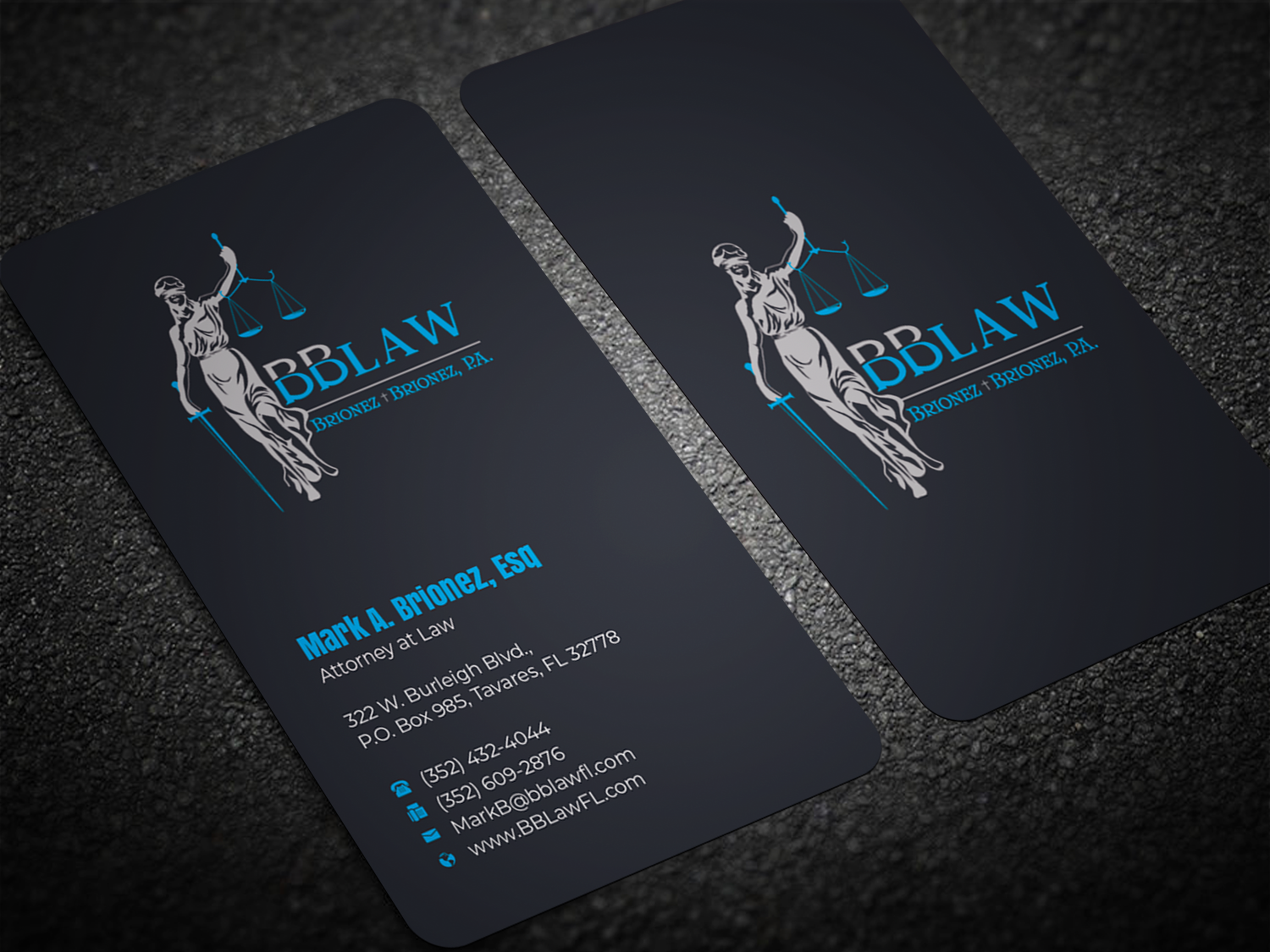 Diseño de Tarjeta de Presentación por Graphixpointt para Brionez + Brionez, P.A. | Diseño #29432176