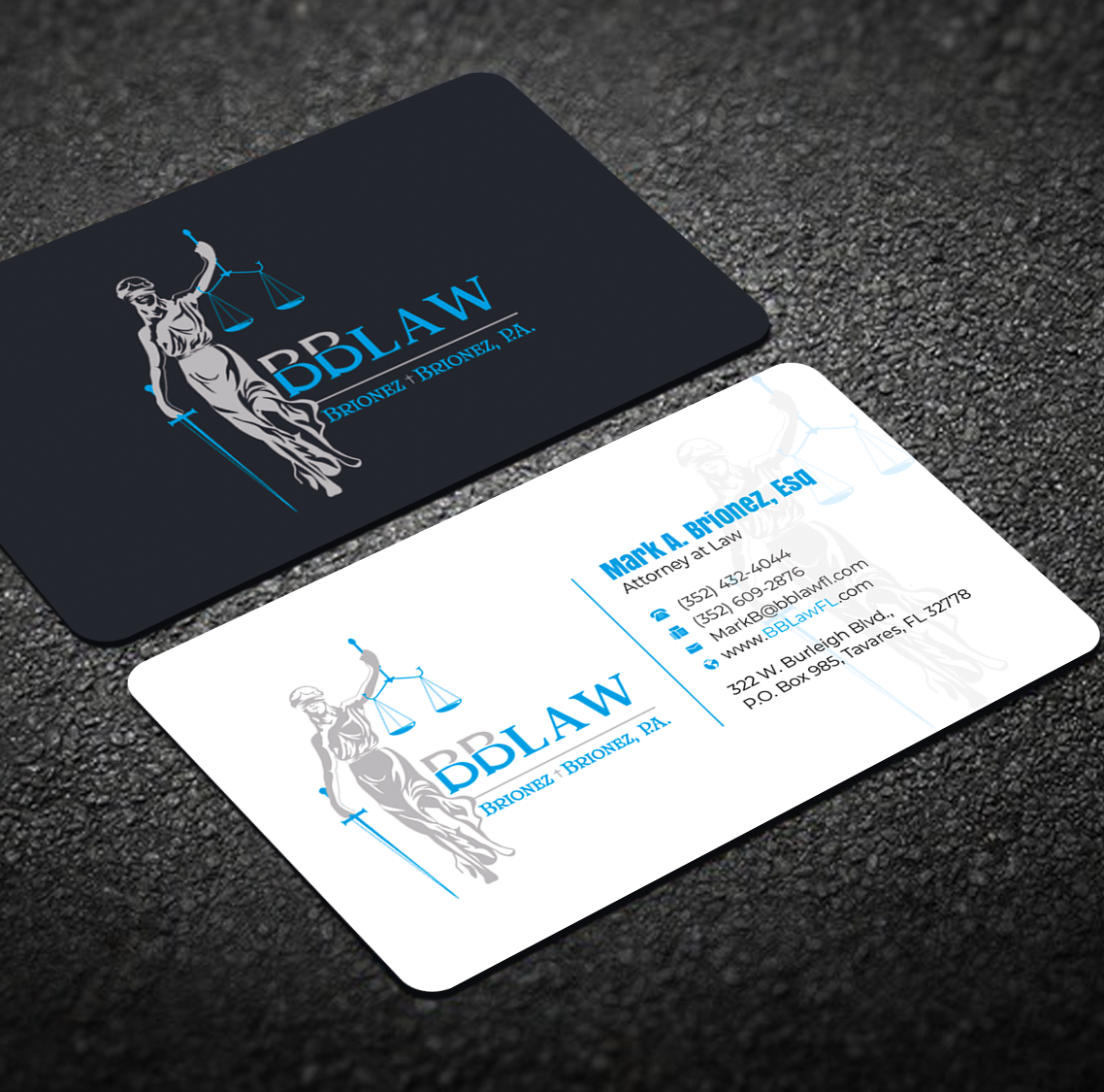 Diseño de Tarjeta de Presentación por Graphixpointt para Brionez + Brionez, P.A. | Diseño #29432270