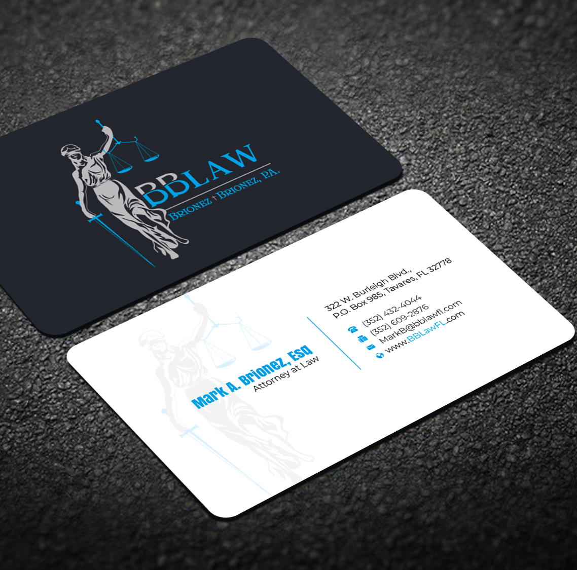 Business Card Design by Graphixpointt for Brionez + Brionez, P.A. | Design #29432272