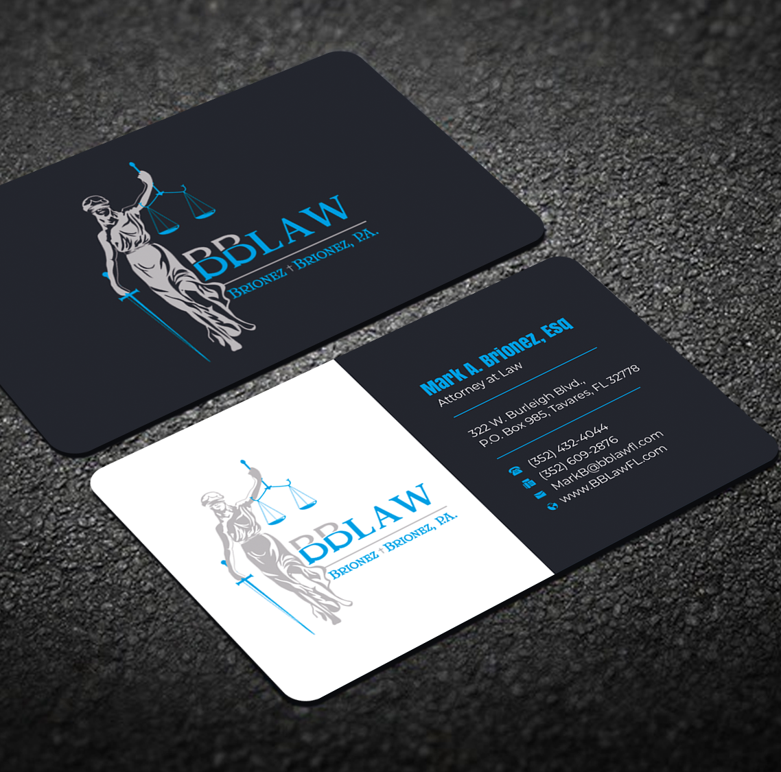 Business Card Design by Graphixpointt for Brionez + Brionez, P.A. | Design #29432273