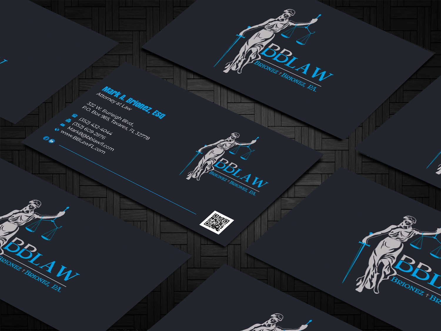 Business Card Design by Graphixpointt for Brionez + Brionez, P.A. | Design #29432376