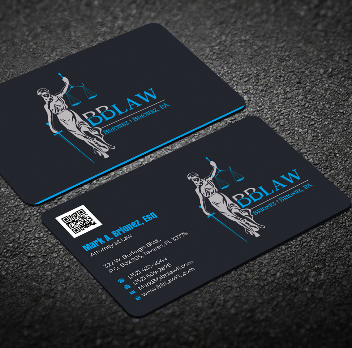 Business Card Design by Graphixpointt for Brionez + Brionez, P.A. | Design #29432377