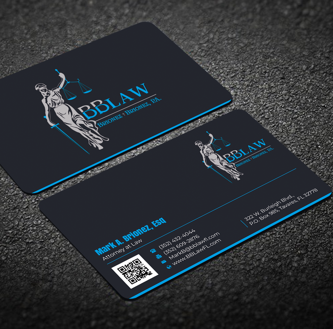 Business Card Design by Graphixpointt for Brionez + Brionez, P.A. | Design #29432391