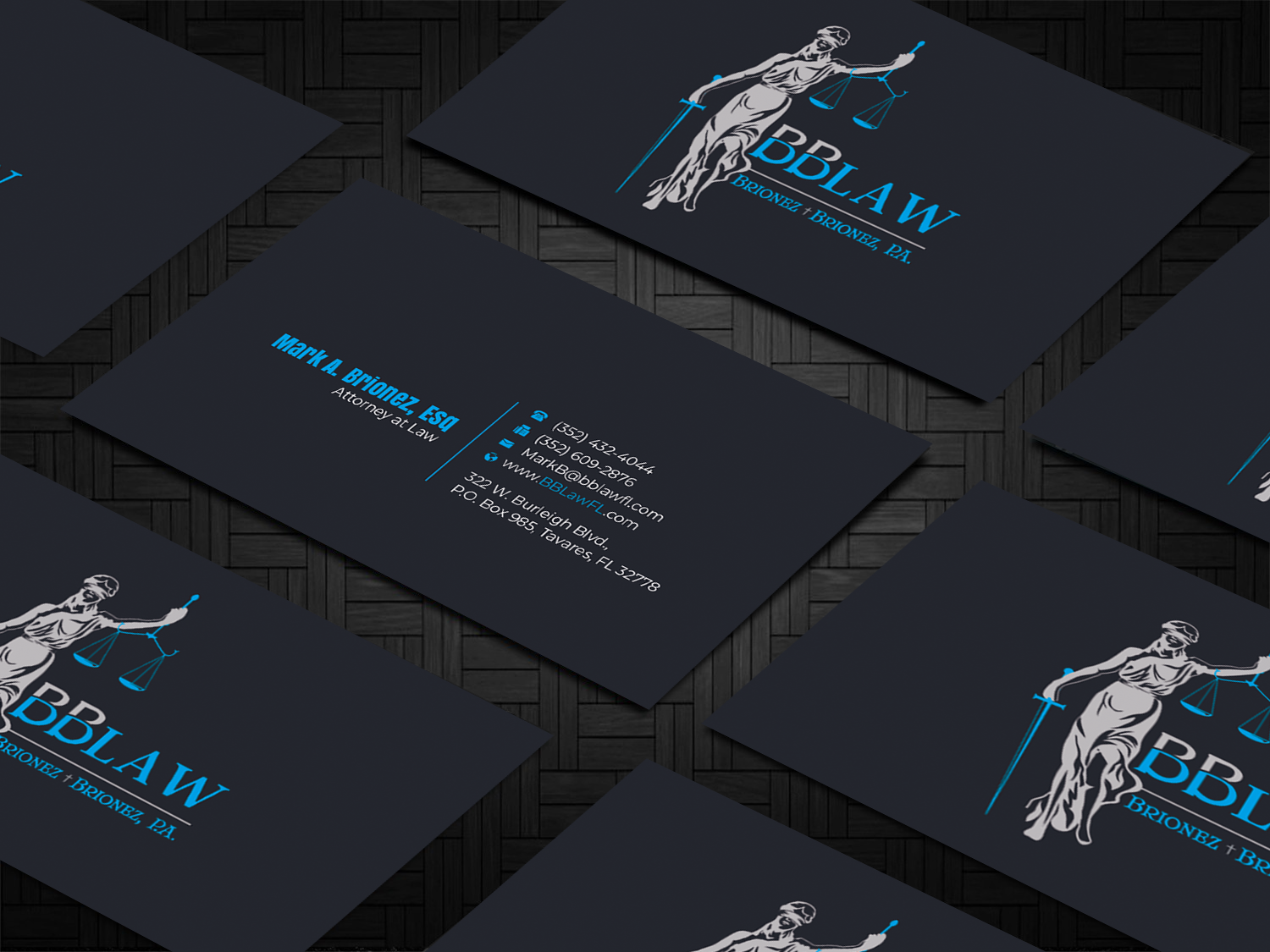 Business Card Design by Graphixpointt for Brionez + Brionez, P.A. | Design #29432400