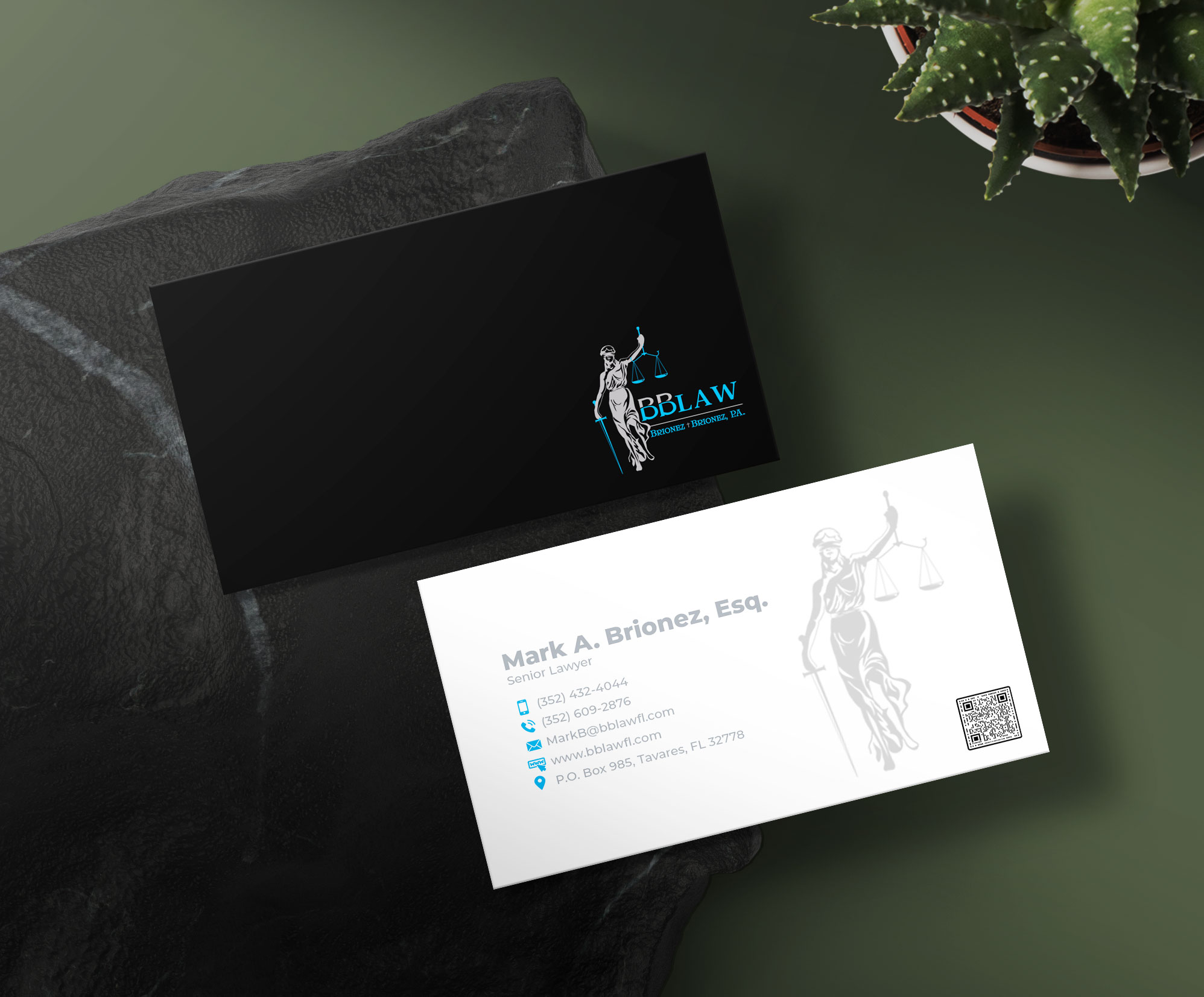 Business Card Design by Asela Saranga for Brionez + Brionez, P.A. | Design #29434792