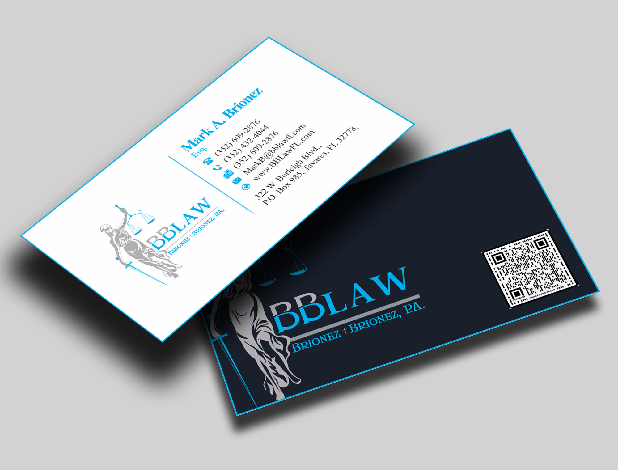 Diseño de Tarjeta de Presentación por jasmeen1975 para Brionez + Brionez, P.A. | Diseño #29429350